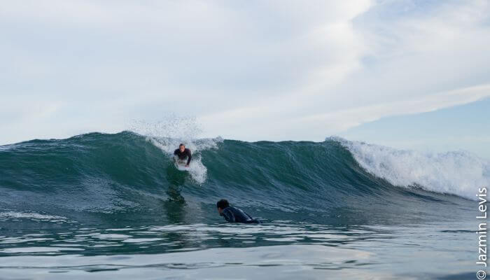 surfing in Ribeira Dilhas